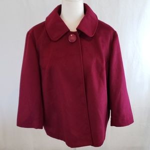 Harve Benard Maroon Cape